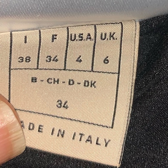 Emilio Pucci Black Shift Cut Out Dress Size 4 - Picture 6 of 7